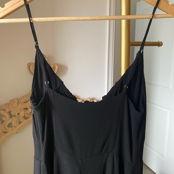 Wilfred Jumpsuit, Black, Size S, Crop Wide Leg, with Pockets - Picture 5 of 11